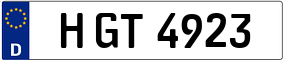 Truck License Plate